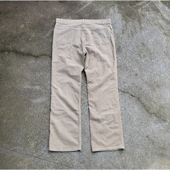 Vtg 1990s Levis Action Jeans Tagged 40 (38) Tan USA Made Bohemian Western - Picture 2 of 5